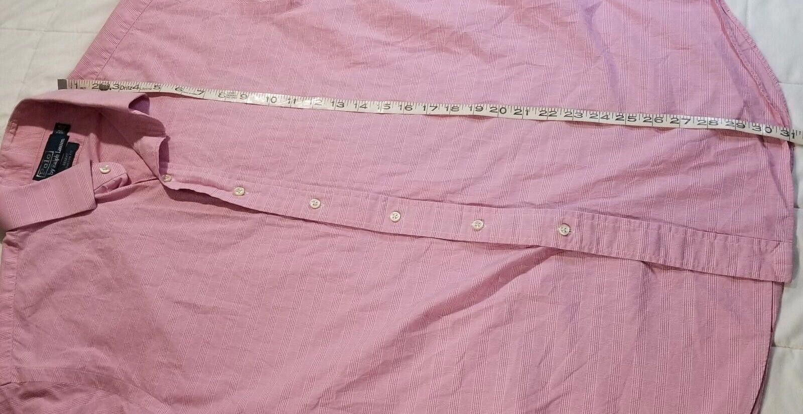 Polo Ralph Lauren Polo Ralph Lauren Regent Custom Fit Pink Button 17.5 34/35 Size US M / EU 48-50 / 2 - 8 Thumbnail