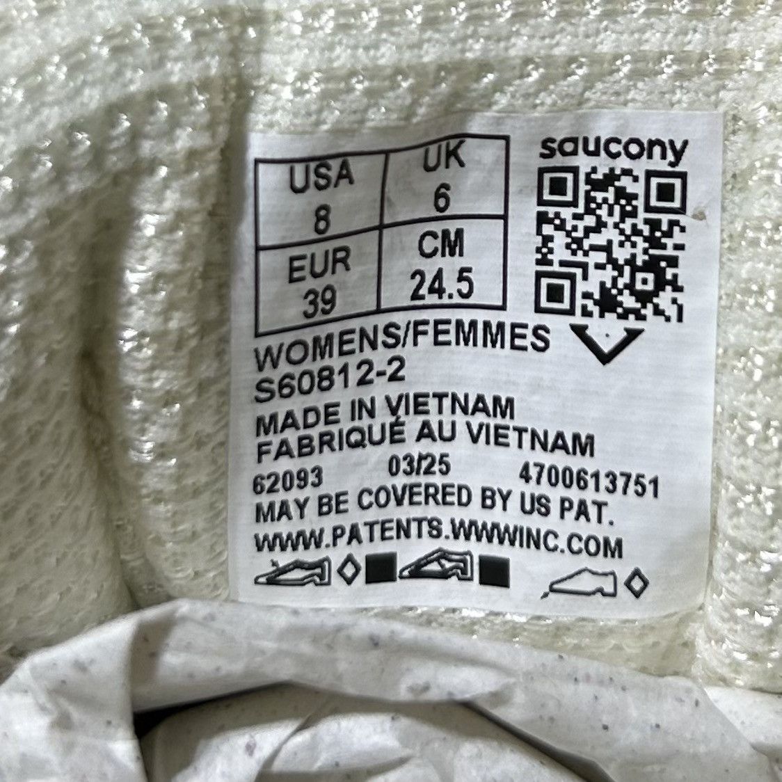Saucony Saucony Ride Millennium Cream Silver Trainer S608122 8 NEW Size US 8 / IT 38 - 6 Thumbnail