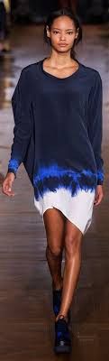 Stella McCartney Stella McCartney Blue Cream Tie Dye Effect 100% Silk Size M / US 6-8 / IT 42-44 - 12 Thumbnail
