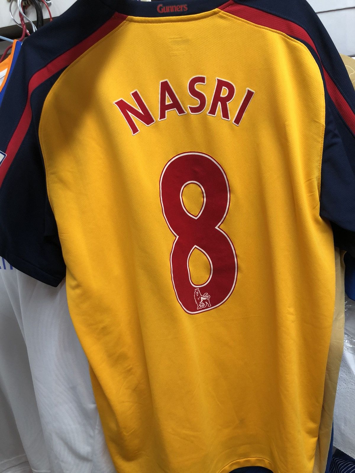 Nike Arsenal 08/09 away shirt #8 Nasri Size US L / EU 52-54 / 3 - 2 Thumbnail