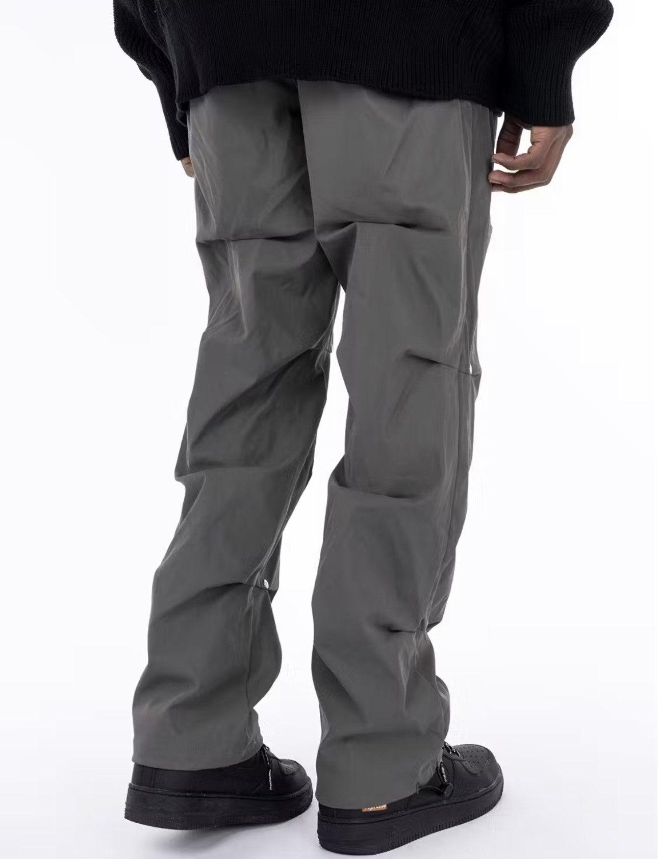 Japanese Brand Button Pleated Pants Cargo y2k streetwear Size US 30 / EU 46 - 2 Thumbnail