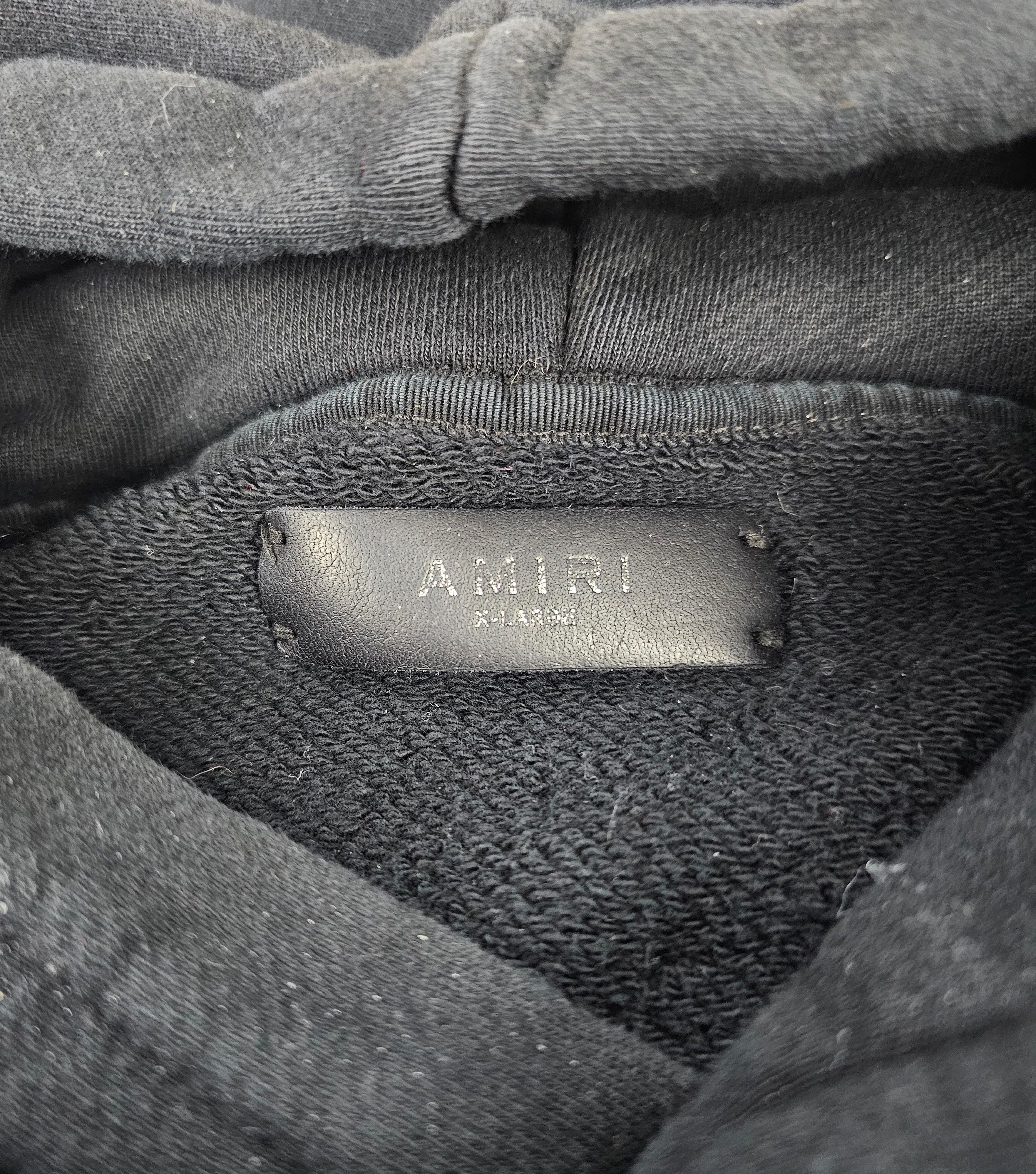 Amiri AMIRI Embroidered Paint Drip Core Logo Hoodie Pre-owned Size US XL / EU 56 / 4 - 6 Thumbnail