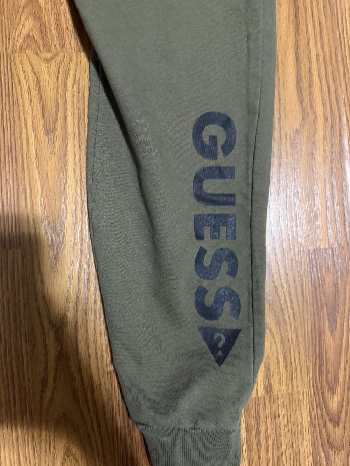 Guess Guess Green Logo Y2K Athletic Jogger Lounge Sweatpants Small Size US 28 / EU 44 - 3 Thumbnail