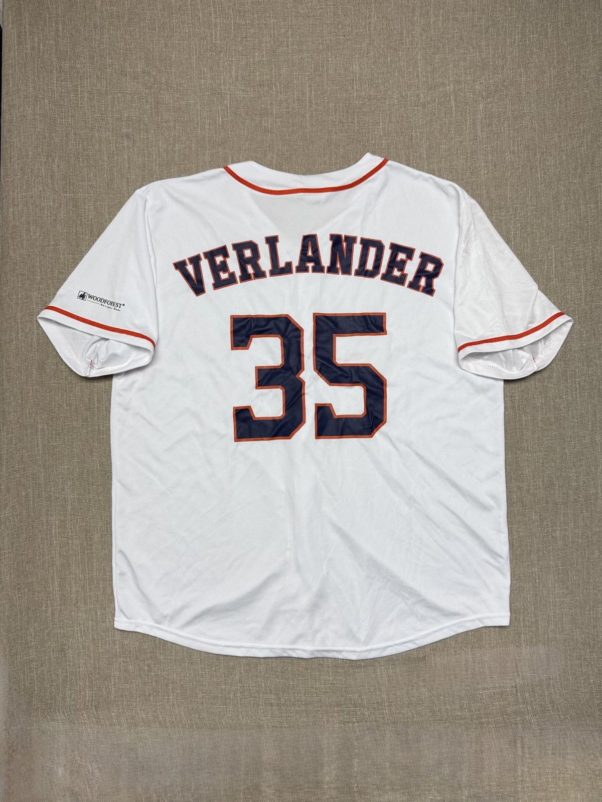 Other MLB Houston Astros Jersey #35 White Button Up Baseball Shirt Size US XL / EU 56 / 4 - 2 Thumbnail