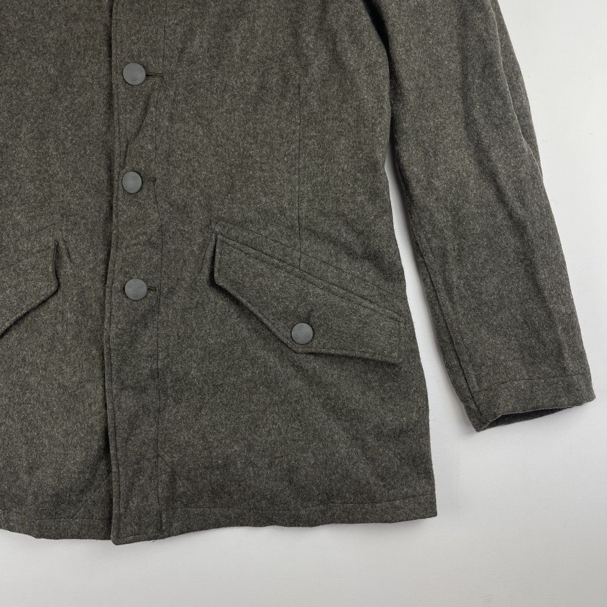 Vintage Vtg 1978 Swedish Military Khaki Suit Coat Pants Size 42R - 3 Thumbnail