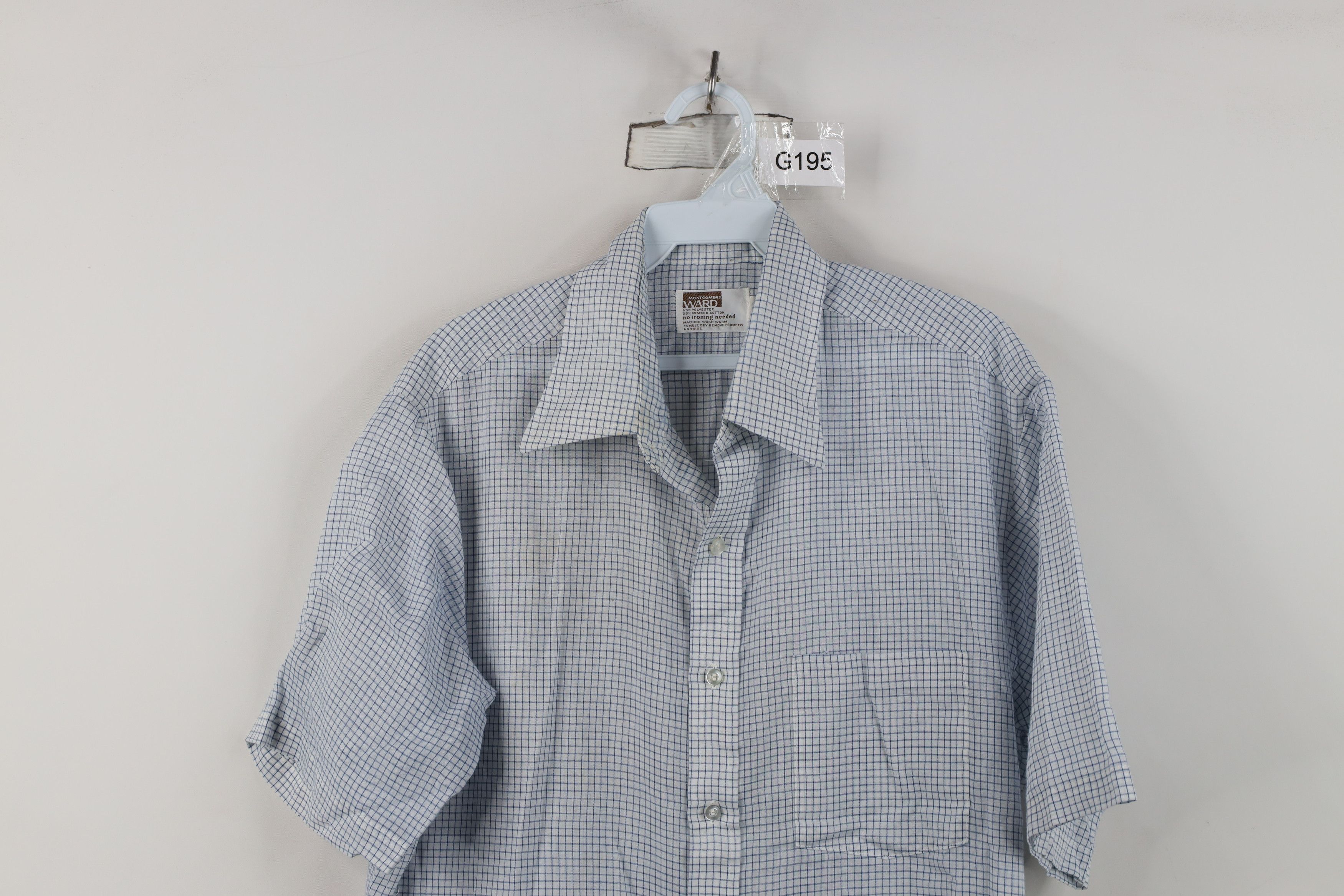 Vintage Vintage 70s Streetwear Short Sleeve Collared Button Shirt Size US M / EU 48-50 / 2 - 2 Thumbnail