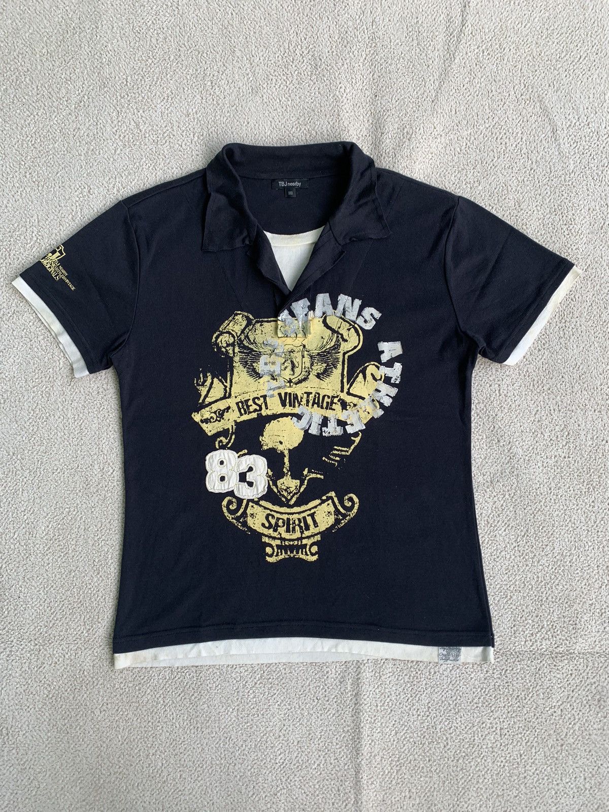 If Six Was Nine × Japanese Brand × Le Grande Bleu (L.G.B.) JAPANESE POEM GOTHIC TBJ TSHIRT Size US M / EU 48-50 / 2 - 1 Thumbnail