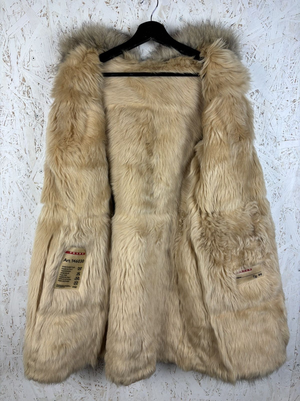 Prada Prada AW06 Shearling Sheep Fox Fur Leather Dufflecoat 44 Size M / US 6-8 / IT 42-44 - 16 Thumbnail