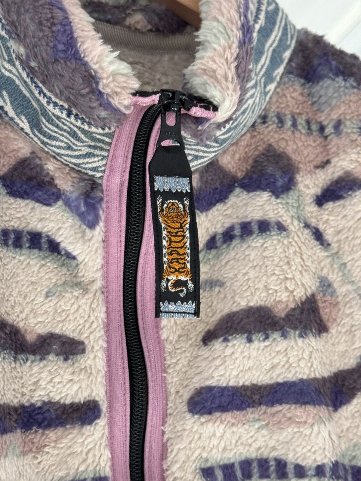 Kapital Ashland Printed Fleece Zip-Up Sweatshirt Size US M / EU 48-50 / 2 - 2 Thumbnail