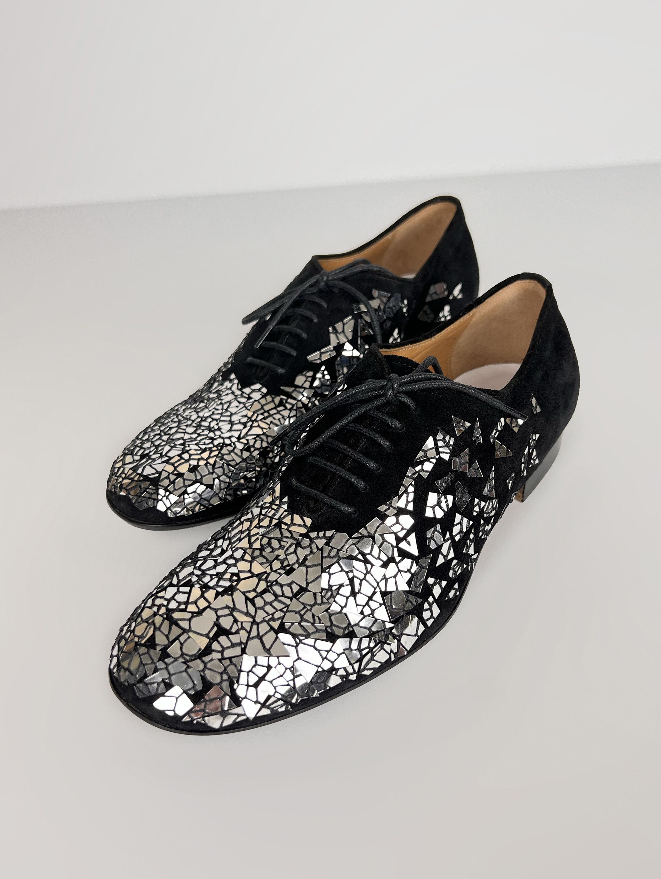 Maison Margiela MM22 Lace-up Sneakers with Fringed Detail