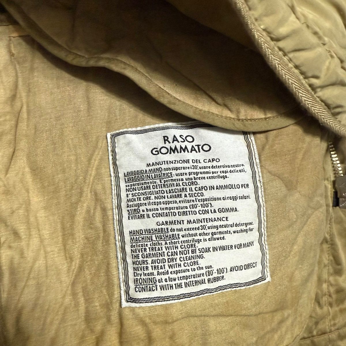 Stone Island Vintage 1994 Stone Island Raso Gommato Hooded Jacket Size US L / EU 52-54 / 3 - 14 Thumbnail