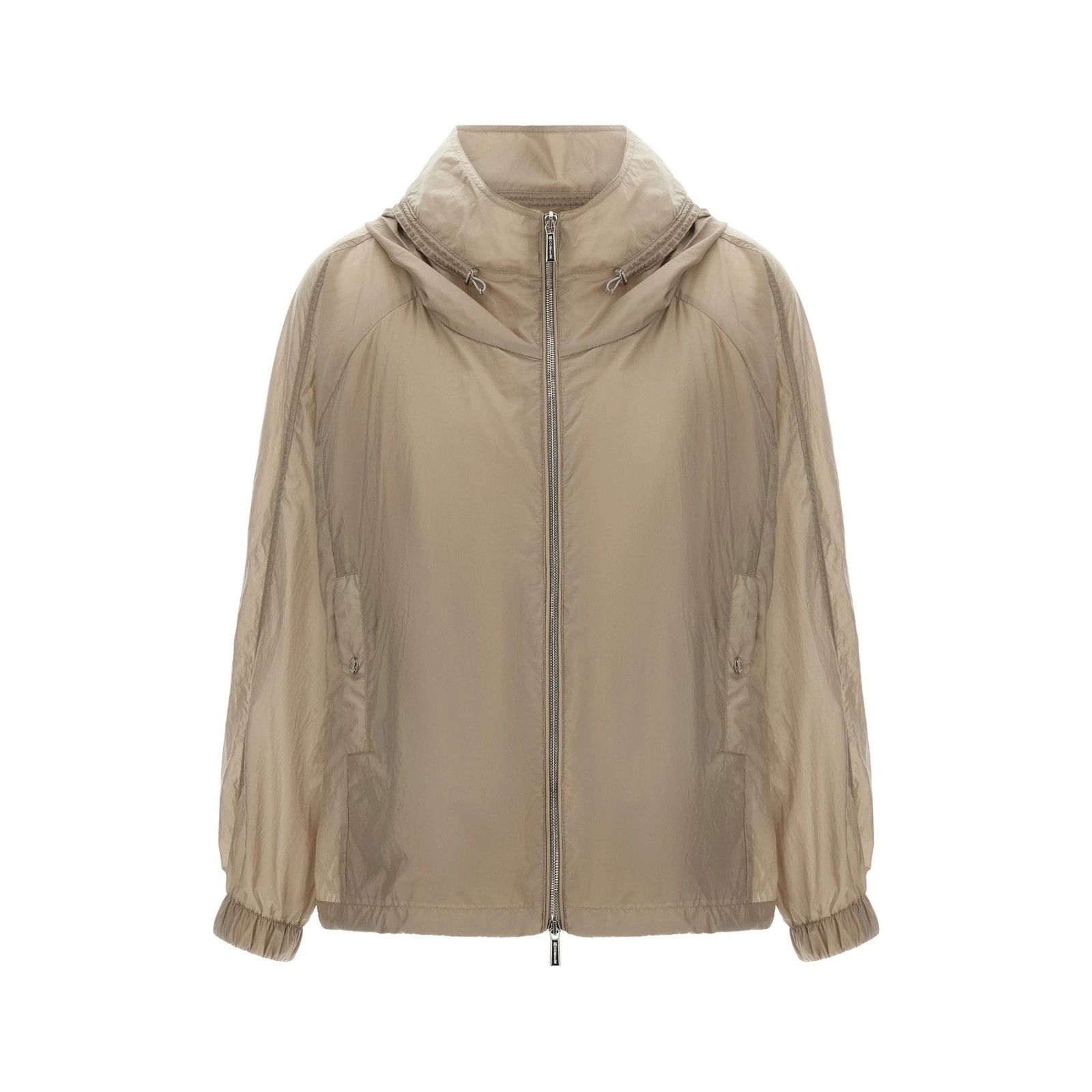 MooRER MOORER Lumina Beige Windbreaker Jacket New & Authentic (Wome Size XS / US 0-2 / IT 36-38 - 1 Thumbnail