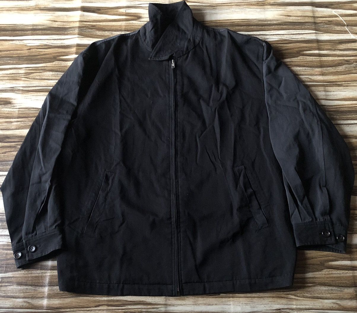 Comme des Garcons Homme Archive vtg late 80s Batwing Two Tone Blouson Bomber Jacket Size US M / EU 48-50 / 2 - 2 Thumbnail