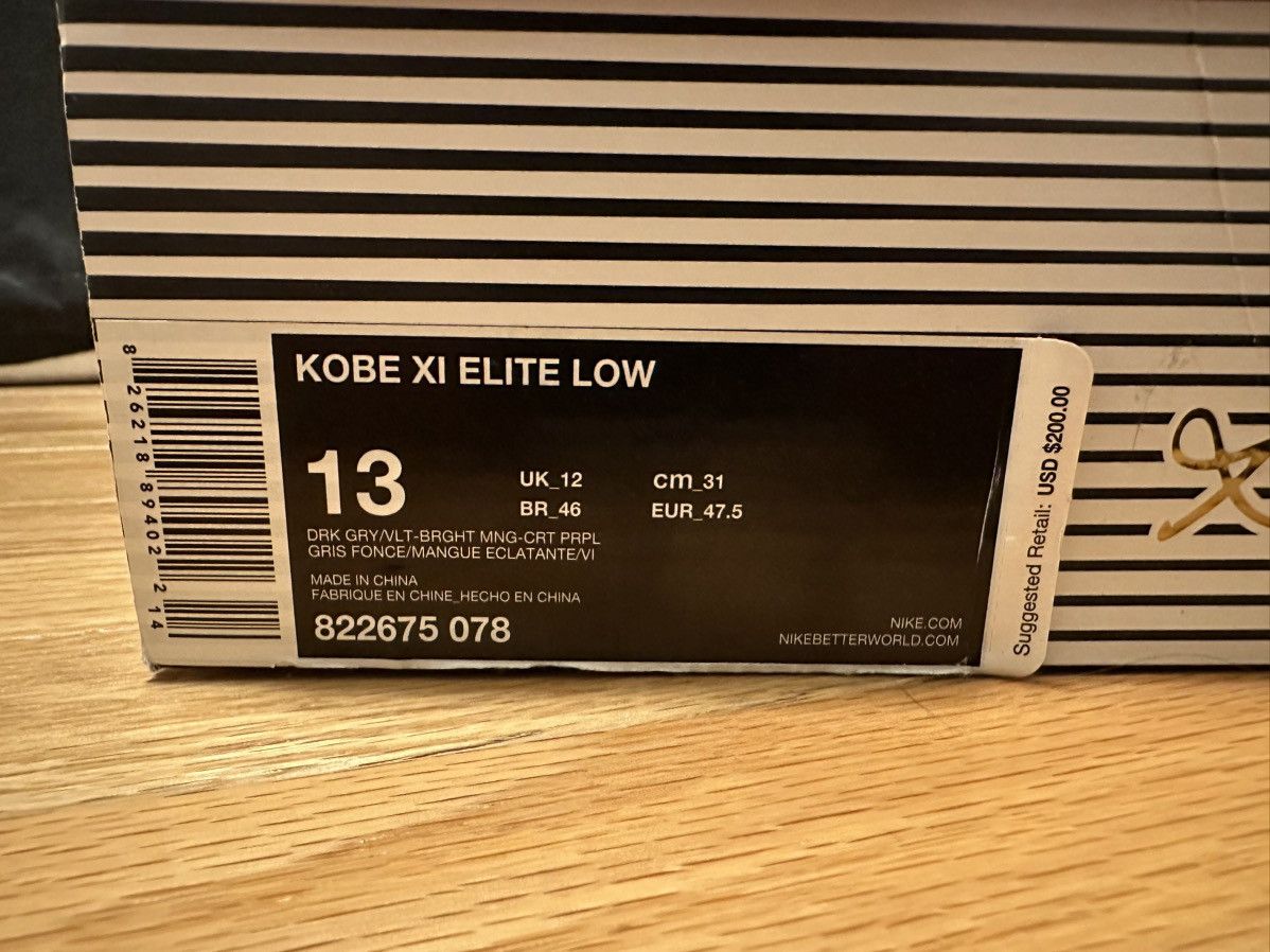 Nike Kobe XI Elite Low Size US 13 / EU 46 - 8 Thumbnail