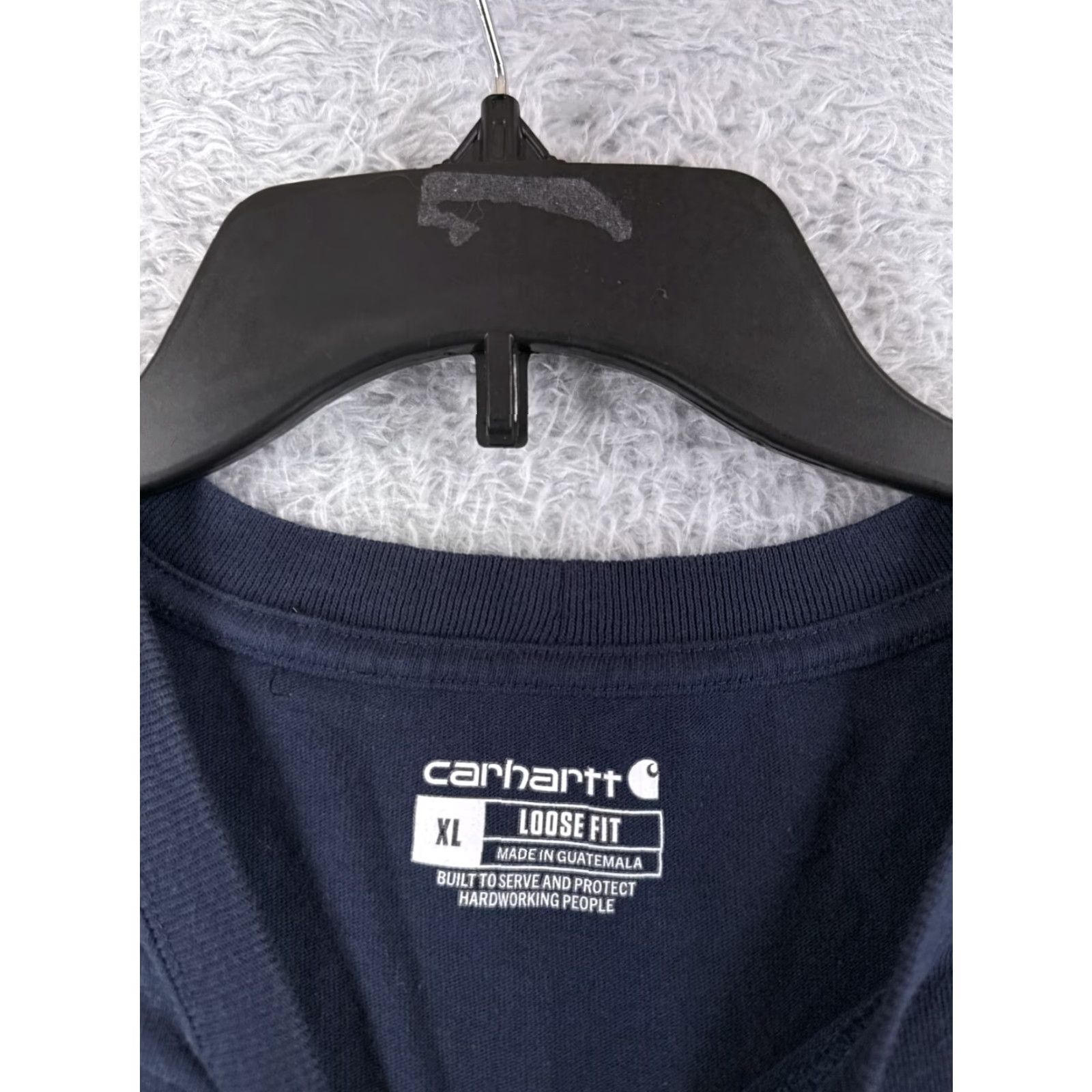 Carhartt Carhartt Shirt Mens XL Blue Short Sleeve Pocket 100% Cotton Loose Fit Size US XL / EU 56 / 4 - 7 Thumbnail