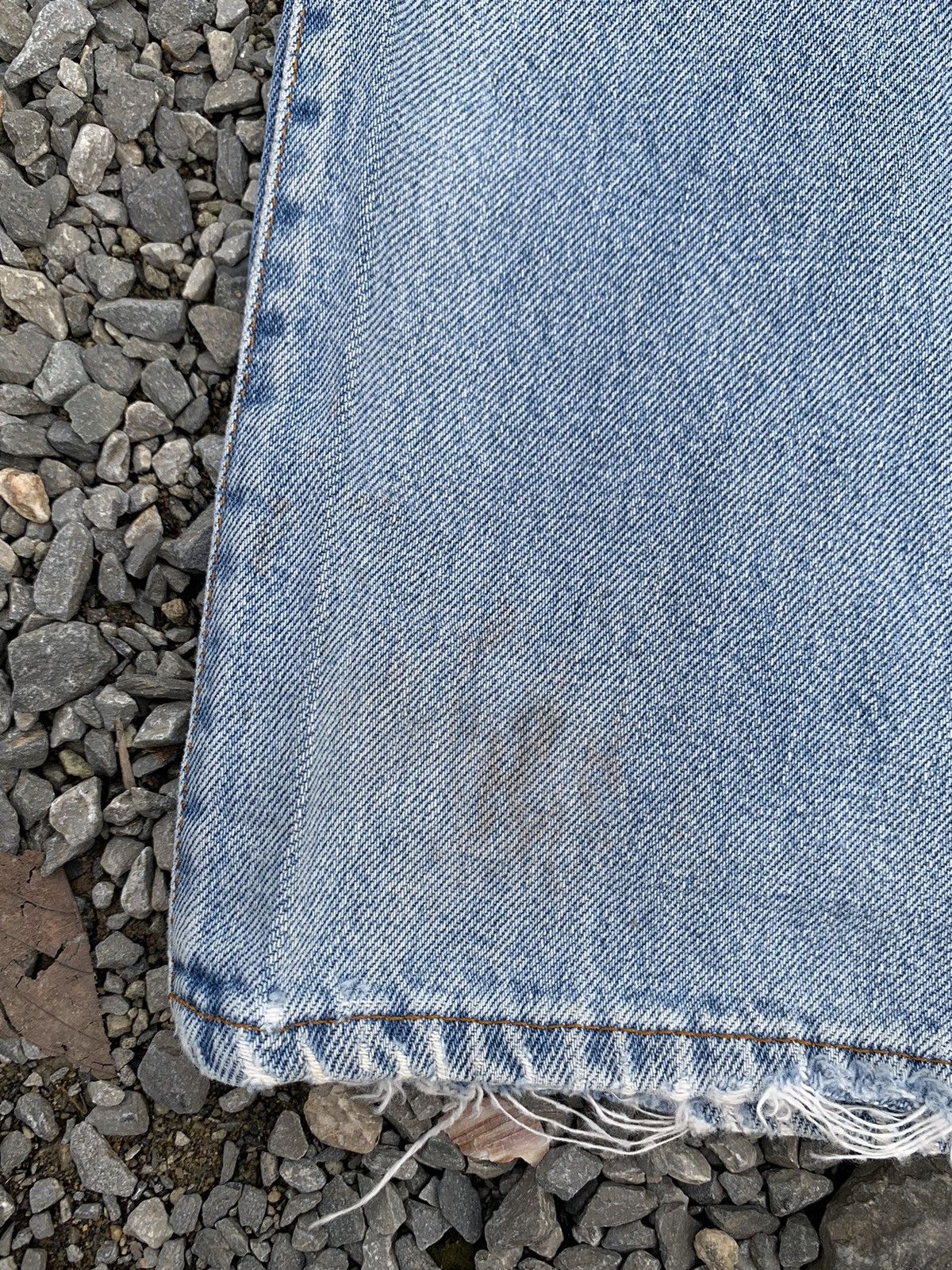 Levi's VINTAGE LEVIS 501 RINDEM 80’s USA FADED DISTRESSED DENIM Size US 29 - 20 Thumbnail