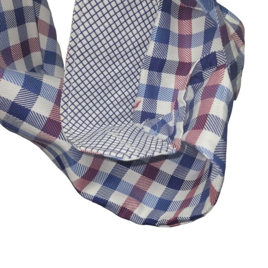 Johnston & Murphy Johnston & Murphy Tailored Fit Woven Long Sleeve Shirt. Size US L / EU 52-54 / 3 - 8 Thumbnail