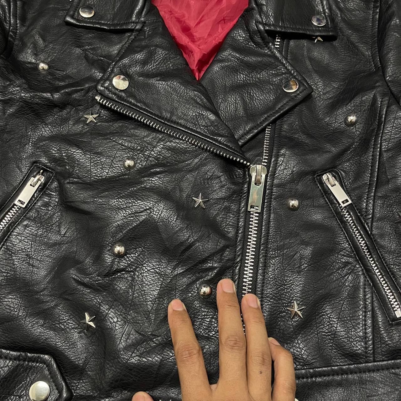 Forever 21 Forever 21 Double Collar Motorcycle Jacket Size M / US 6-8 / IT 42-44 - 6 Thumbnail