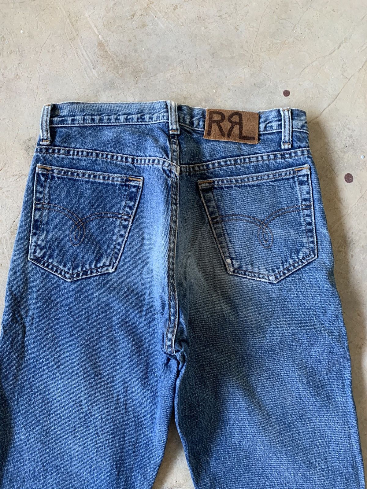 RRL Ralph Lauren Vintage Double RRL Ralph Lauren Made In Usa Distressed Denim Size US 30 / EU 46 - 6 Thumbnail