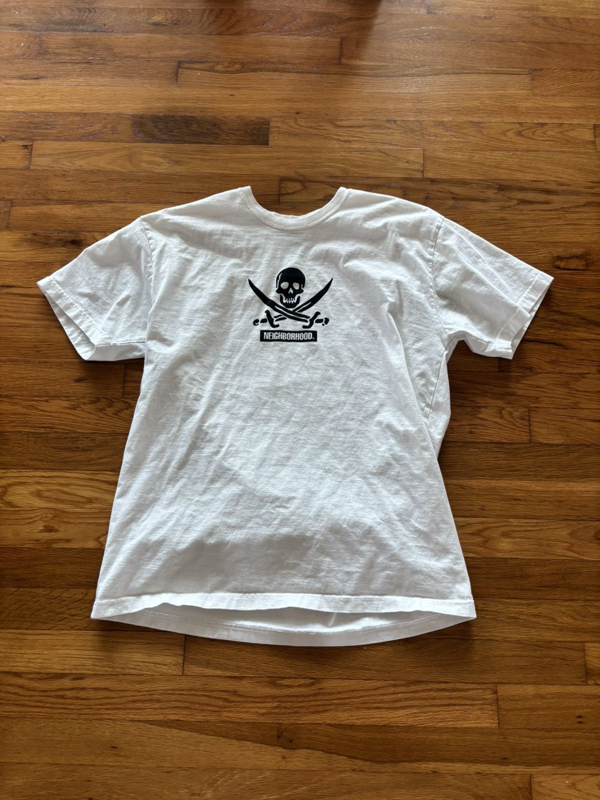Neighborhood × Stussy Study Neighborhood Boneyard Pirate Girl Tee