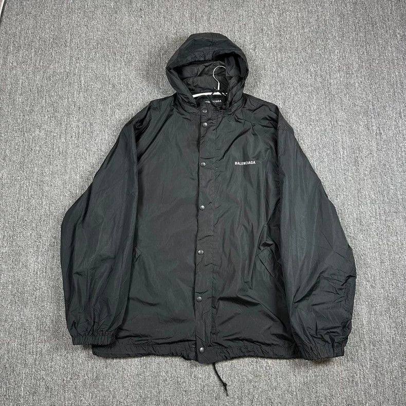 Balenciaga Balenciaga FW21 Logo Lettering Loose Jacket Size US S / EU 44-46 / 1 - 1 Thumbnail