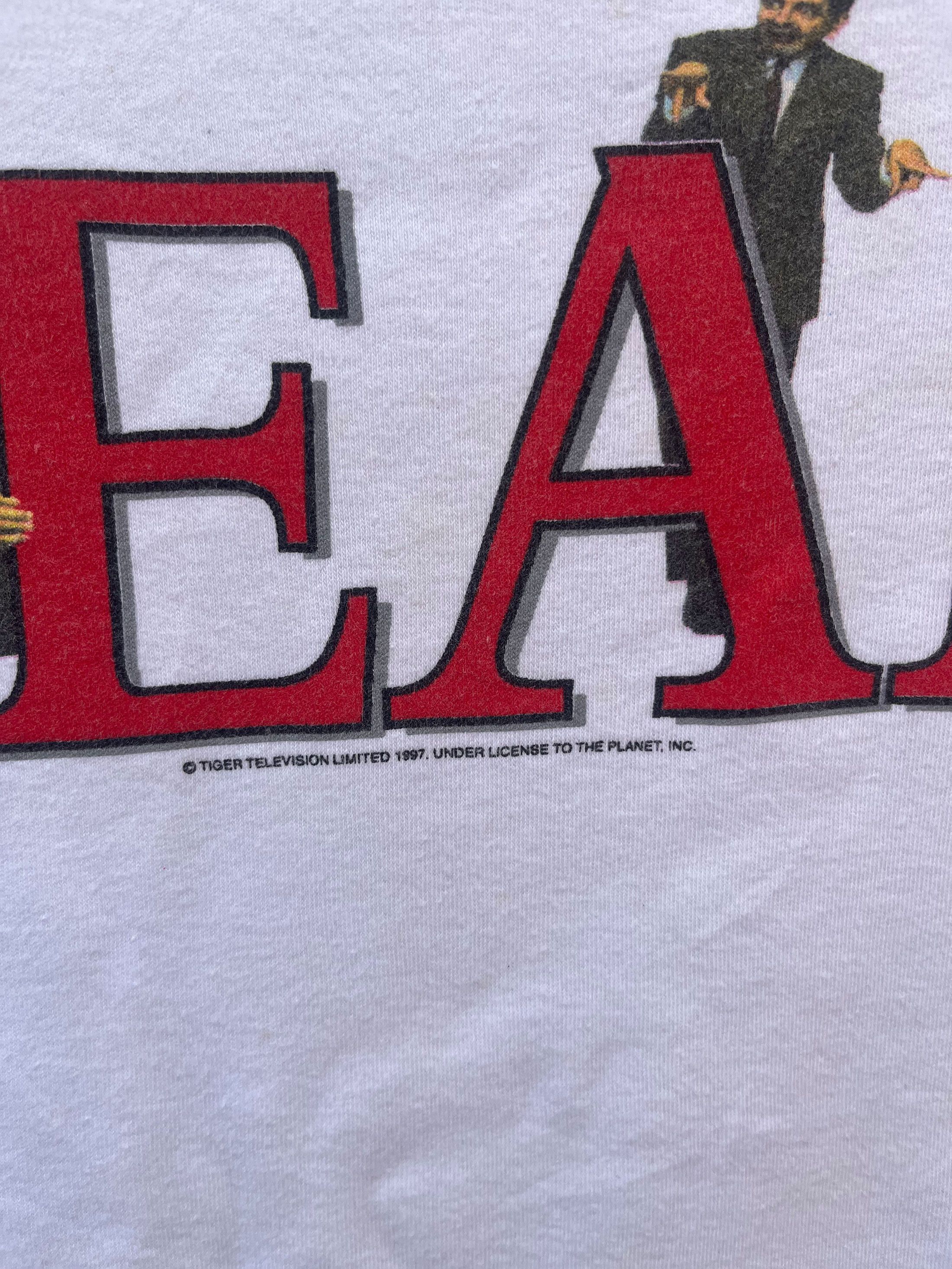 Arts & Science Vintage Mr Bean Sitcom Movie Film Funny 90s Raglan Baseball Size US L / EU 52-54 / 3 - 2 Thumbnail