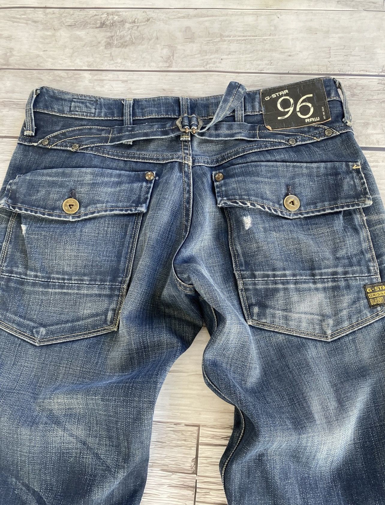 G-Star Vintage G-Star Balenciaga Style Bondage Cargo Pants Size US 32 / EU 48 - 3 Thumbnail