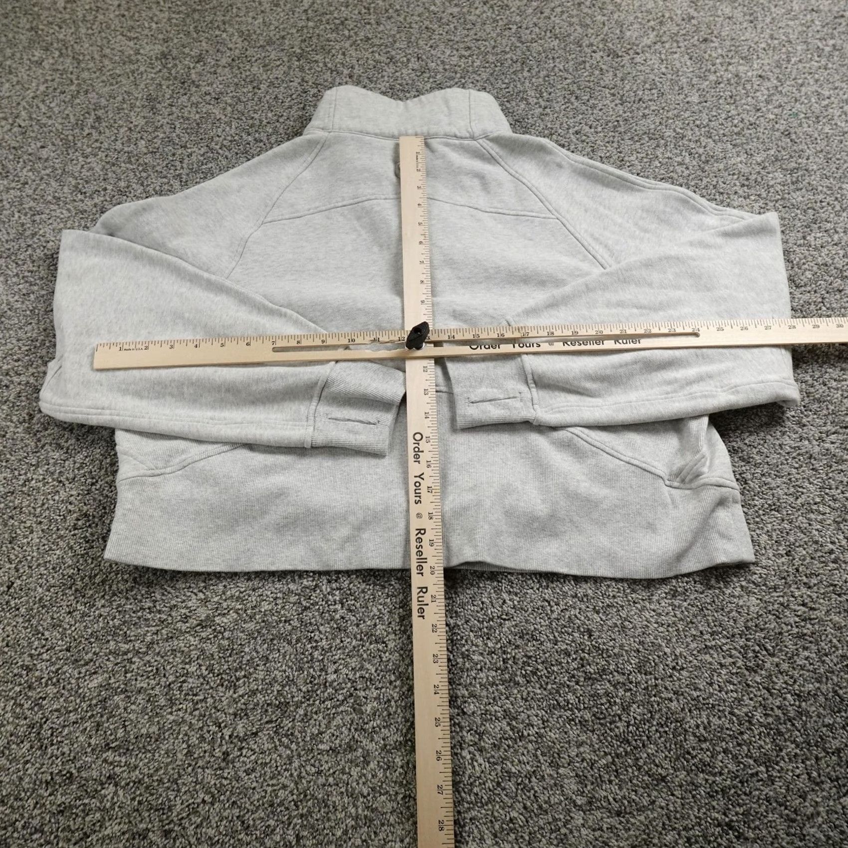 Lululemon Lululemon Sweatshirt Womens 2XL Gray Scuba Oversized 1/2 Zip Pullover Sweater Size XXL / US 16-18 / IT 52-54 - 7 Thumbnail