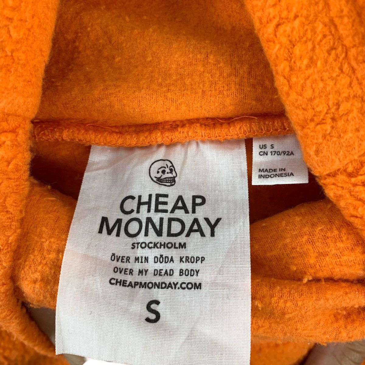 Cheap Monday CHEAP MONDAY Casual Streetwear Fleece Hoodie Long Sleeve Size US S / EU 44-46 / 1 - 5 Thumbnail