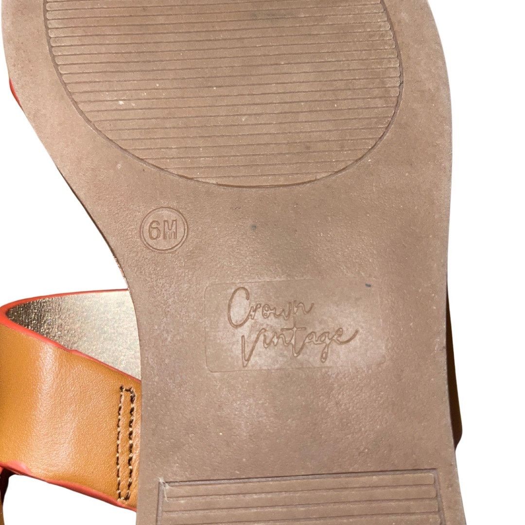 Other Crown Vintage Aaliya Sandals Leather Snake-print Footbed 6 Size US 6 / IT 36 - 4 Thumbnail