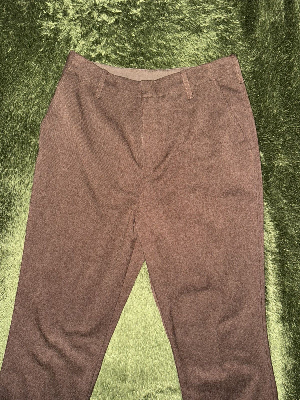 Beams Japan [S] Freak’s Store Poly viscose Slit Trousers Brown Size US 29 - 6 Thumbnail
