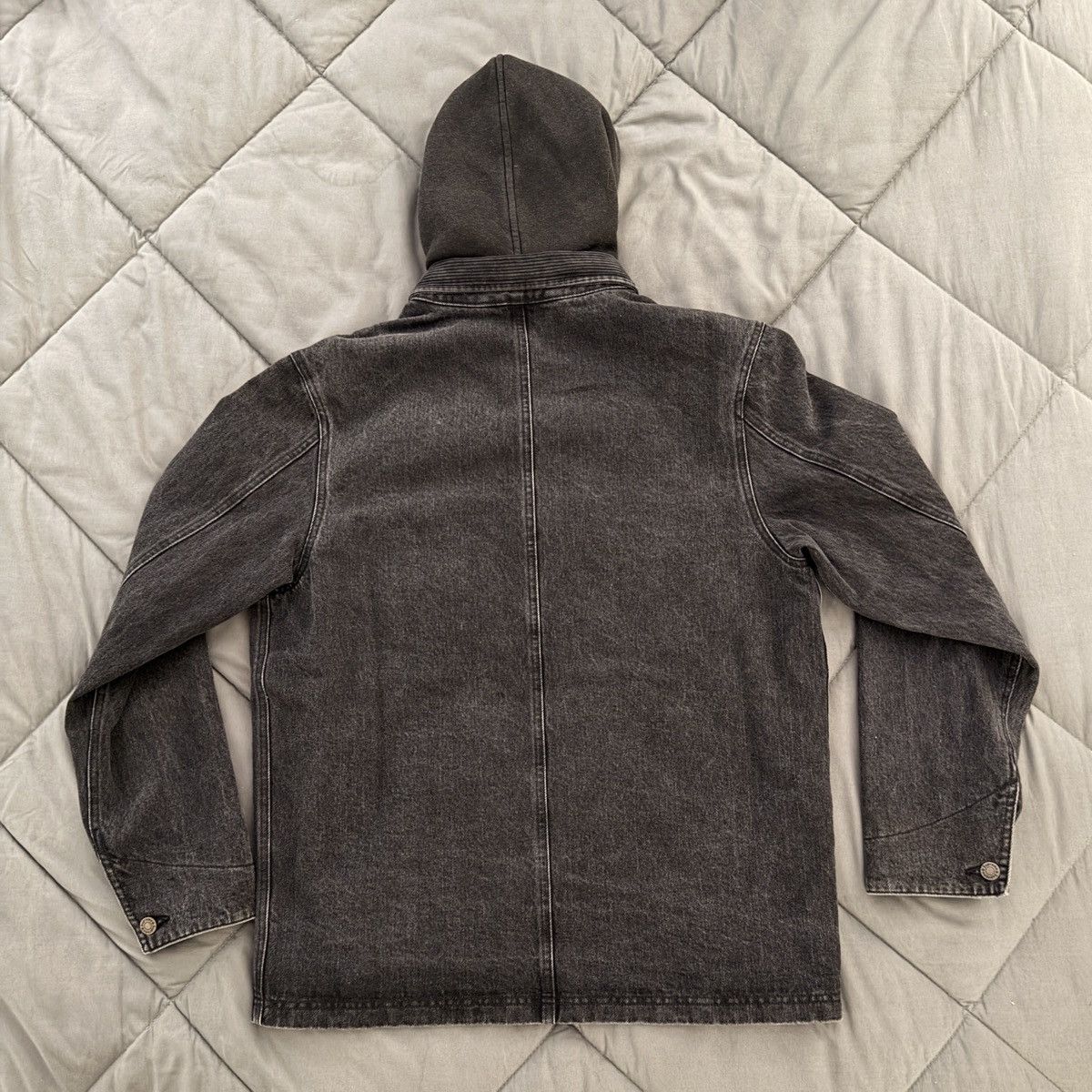 Supreme Supreme Denim Work Jacket (black) Size US M / EU 48-50 / 2 - 2 Thumbnail