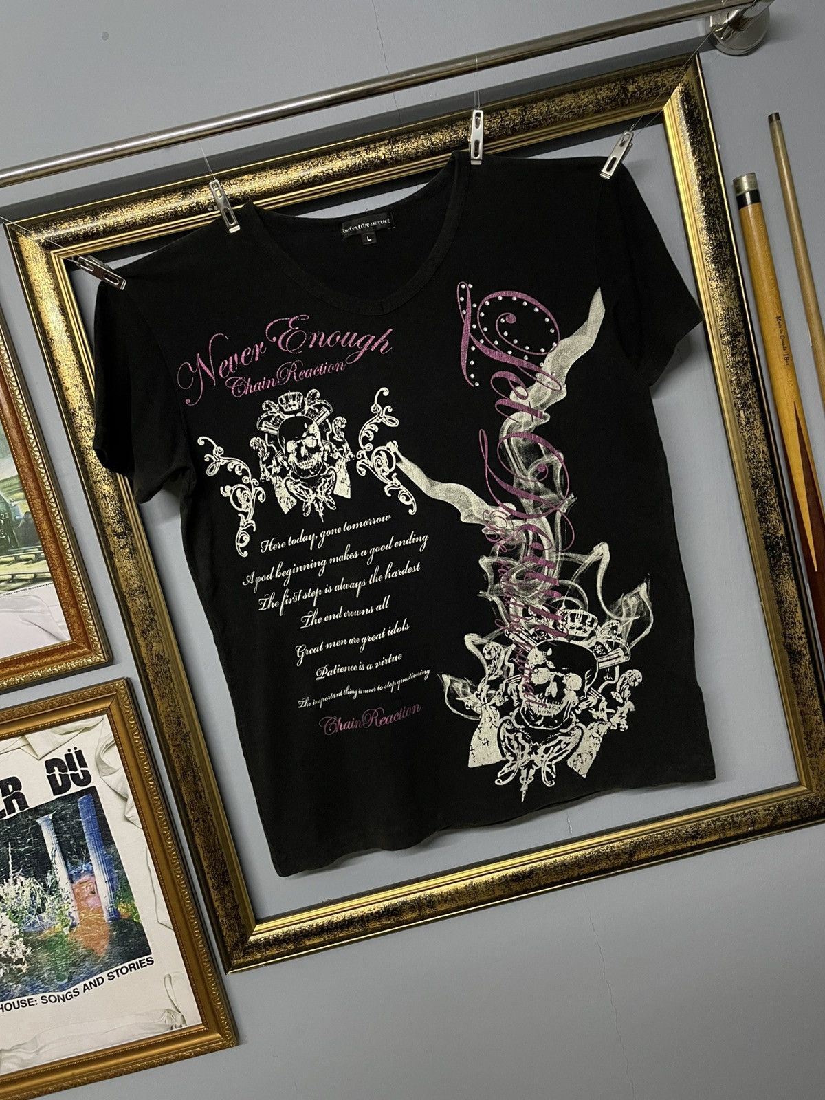 Designer × Japanese Brand × Vintage Vintage 1990s Japan Designer Defective Struct Art Punk Tee Size US S / EU 44-46 / 1 - 2 Thumbnail
