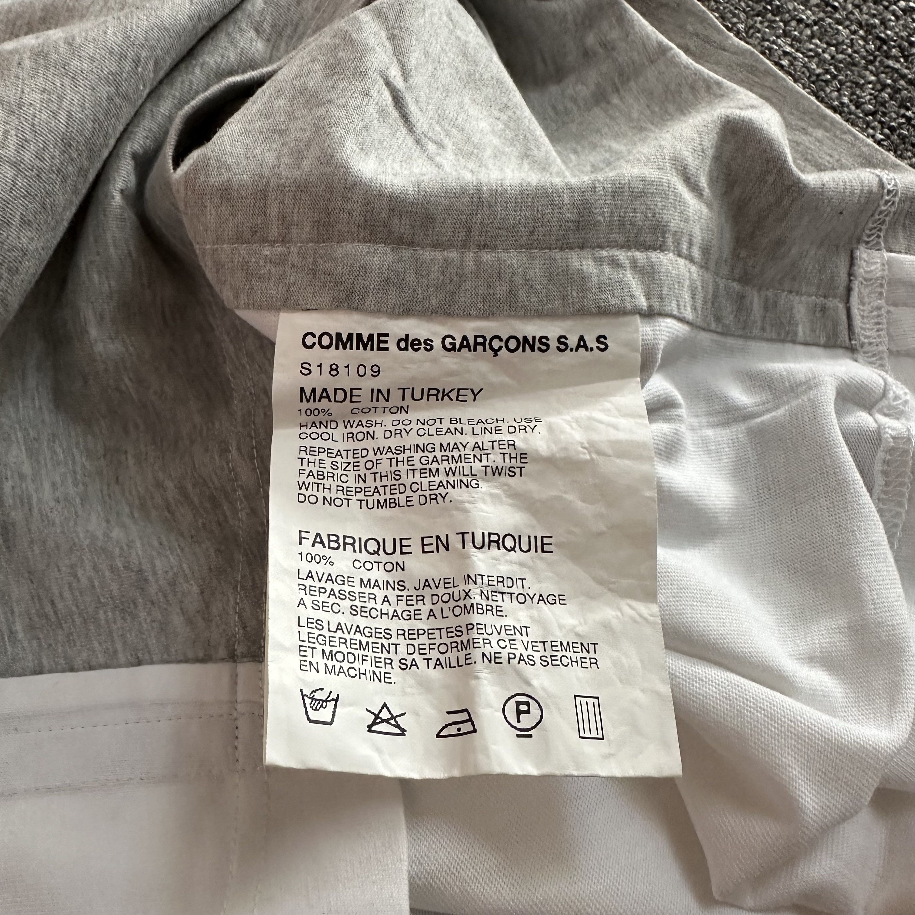 Comme des Garcons × Comme des Garcons SHIRT Comme des Garcons SHIRT Tee Size US S / EU 44-46 / 1 - 5 Thumbnail
