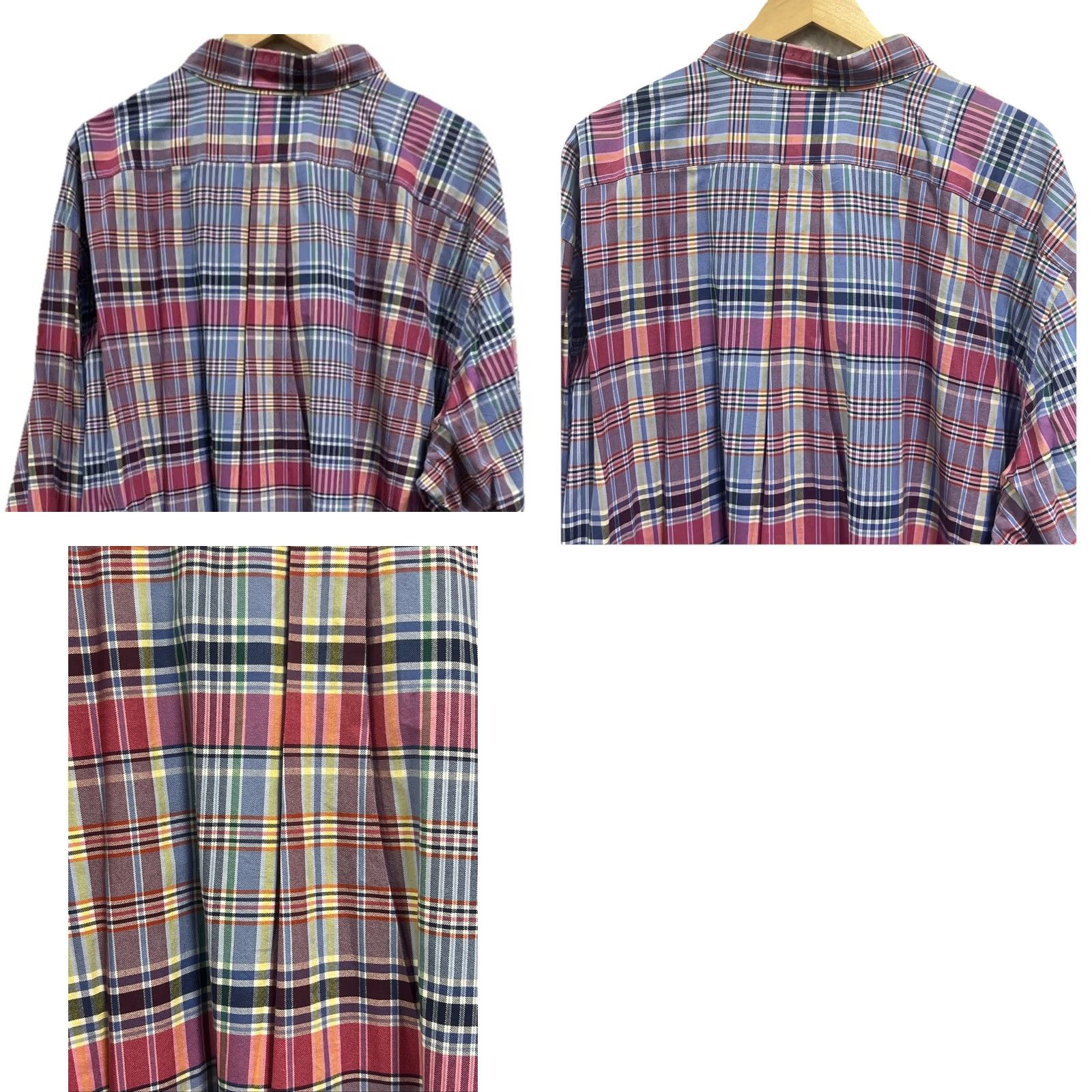 Ralph Lauren Ralph Lauren Shirt Men 3XLT Tall Multicolor Plaid Oxford Button Down Long Sleeve Size US XXL / EU 58 / 5 - 9 Thumbnail