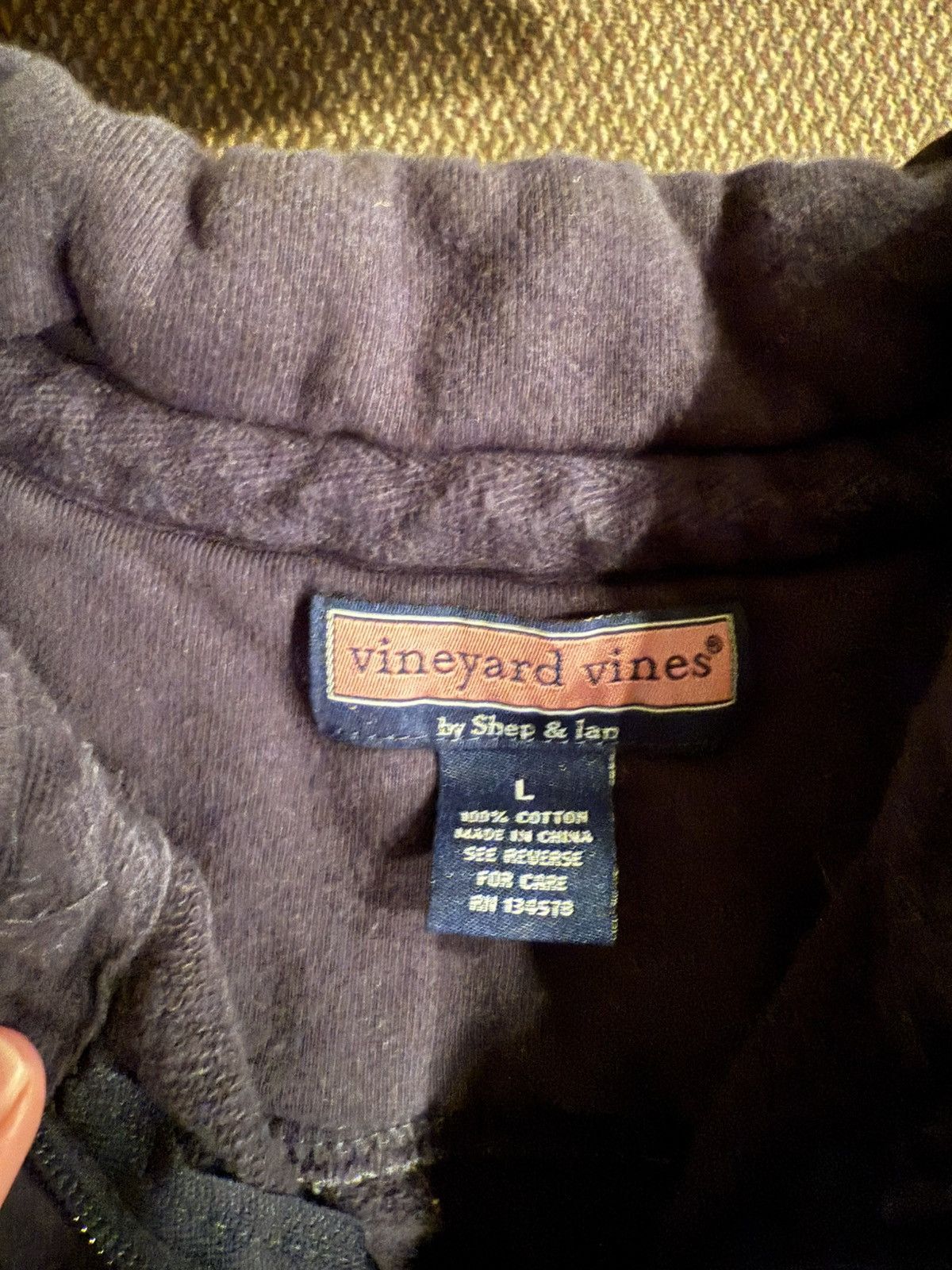 Vineyard Vines Vineyard Vines Quarter Zip Pullover Sweatshirt Size US L / EU 52-54 / 3 - 2 Thumbnail