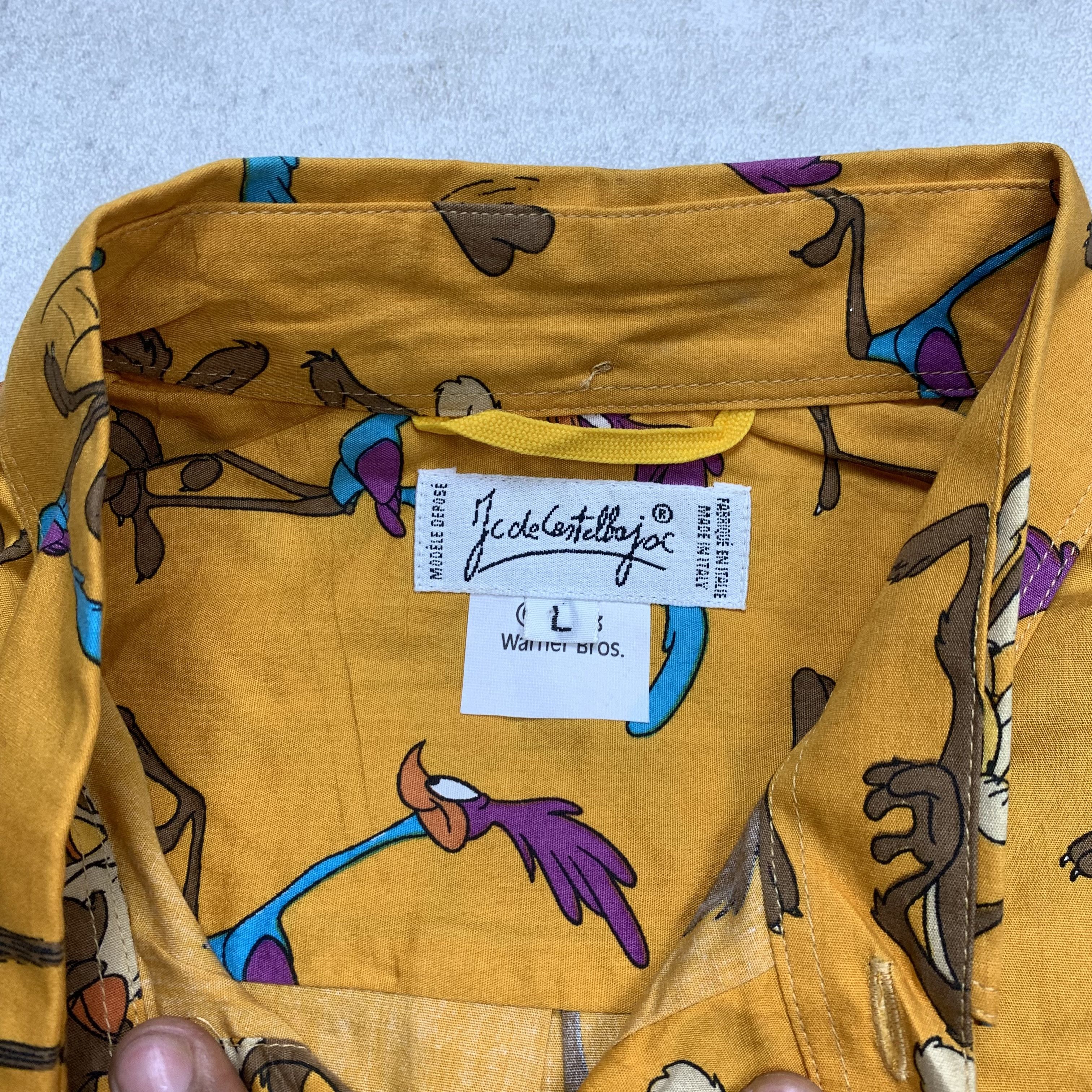 Jean Charles De Castelbajac Jean Charles De Castelbajac Road Runner Wile Coyote Shirt Size US L / EU 52-54 / 3 - 5 Thumbnail