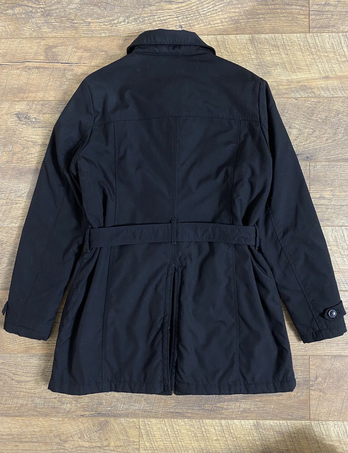 Japanese Brand Woolrich John Rich & Bros Quilted Lining Belted Trench Coat Size XL / US 12-14 / IT 48-50 - 5 Thumbnail