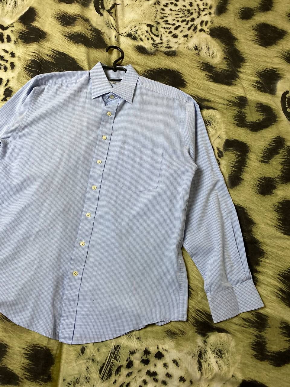 Balmain Balmain Paris Pinstripe Mens Dress Shirt Size US L / EU 52-54 / 3 - 13 Thumbnail