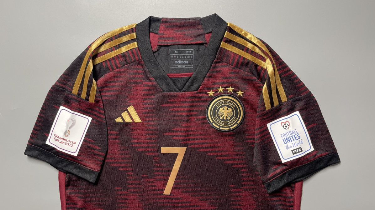 Adidas GERMANY ADIDAS 2022 WORLD CUP SOCCER AWAY JERSEY #7 HAVERTZ Size US M / EU 48-50 / 2 - 3 Thumbnail