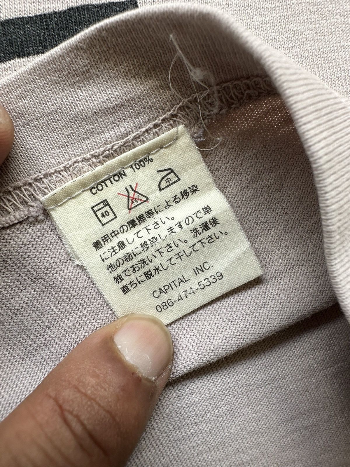 Kapital 00's Kapital '' Peace '' tee Size US S / EU 44-46 / 1 - 12 Thumbnail