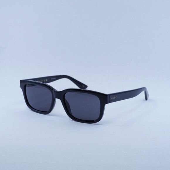 Gucci Gucci GG1583S 001 Sunglasses Black Square Frame, Grey Lenses Size ONE SIZE - 2 Thumbnail