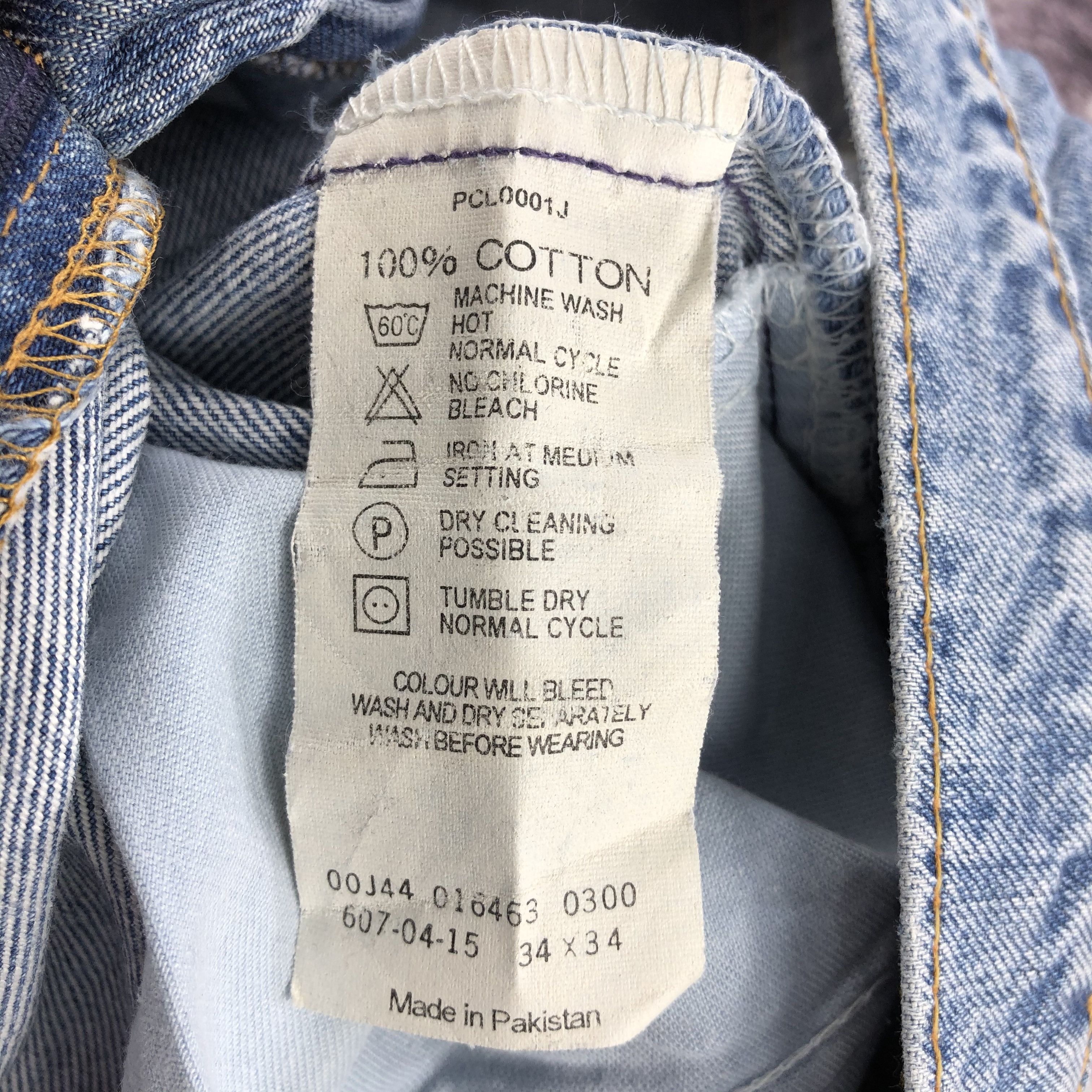 Levi's × Vintage Vintage 90s Light Wash Levis 607 Jeans-JM2258 Size US 33 - 15 Thumbnail