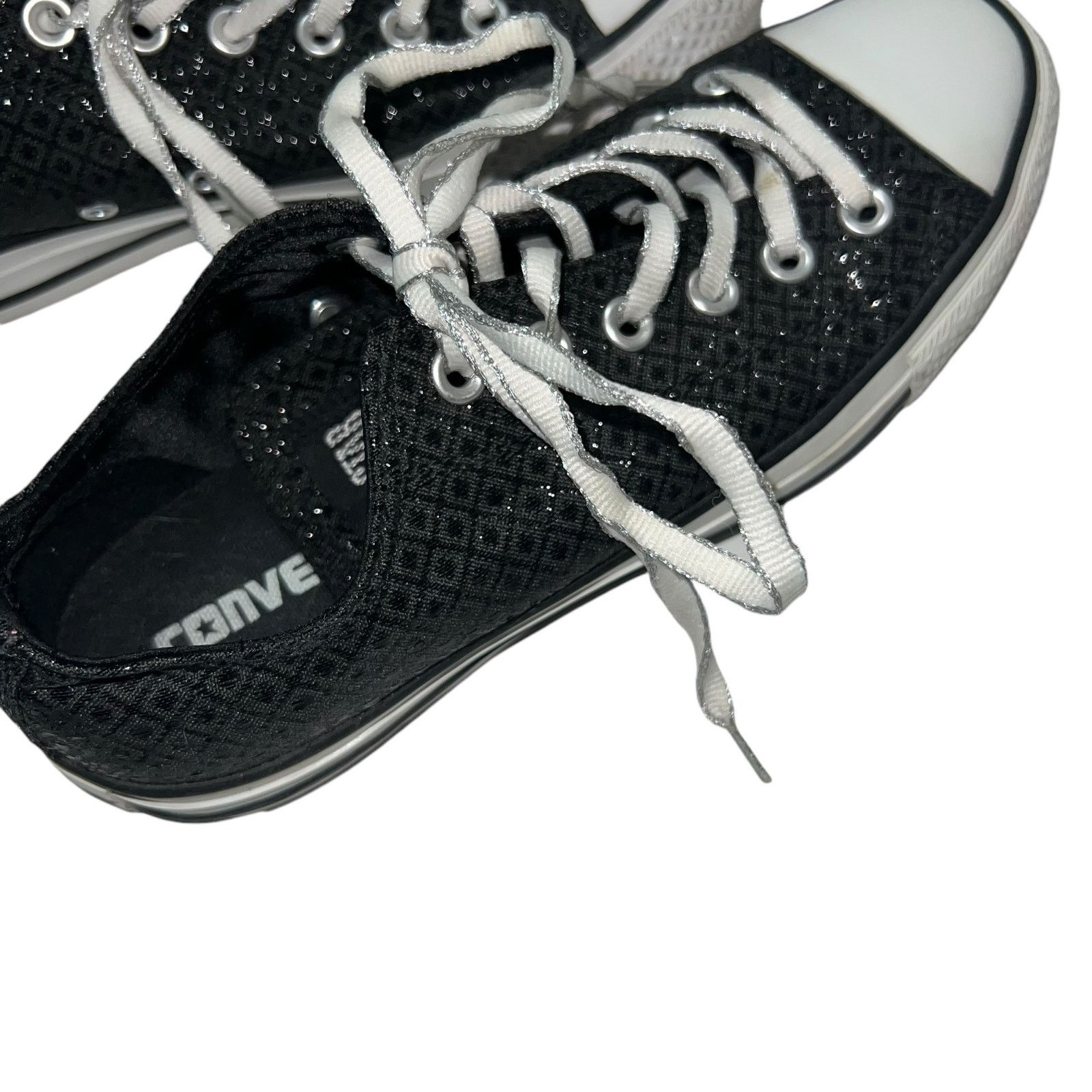 Converse CONVERSE CT All Star Black Beluga Diamond Low Tops SZ 8 Size US 8 / IT 38 - 8 Thumbnail