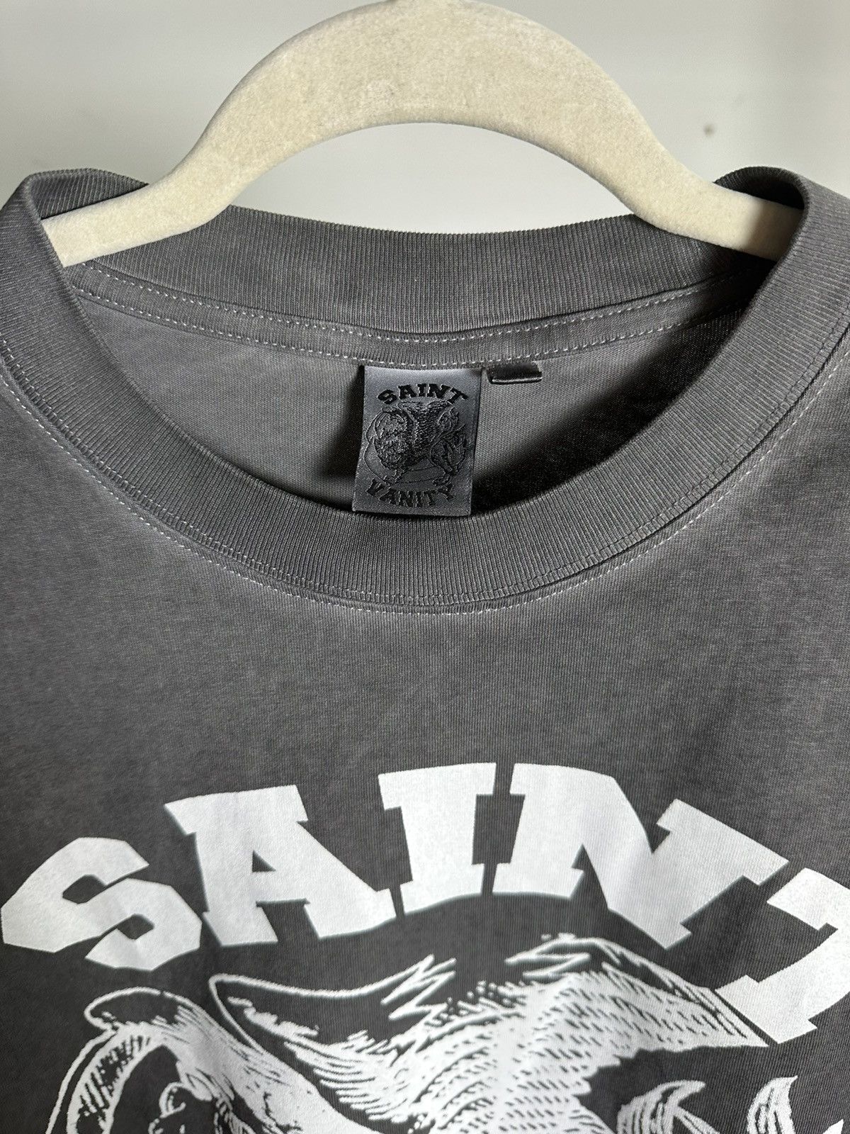 Saint Vanity Saint Vanity Griffen Grey Tee Shirt Size US L / EU 52-54 / 3 - 3 Thumbnail