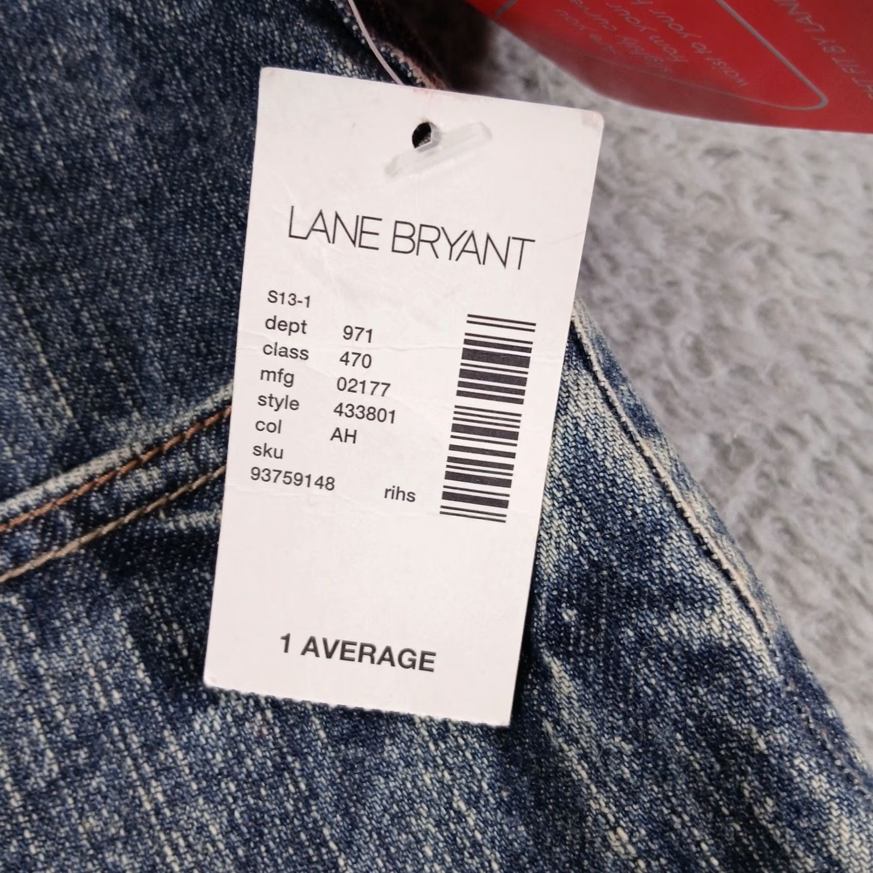 Vintage Venezia Lane Bryant Stretch Bootcut Jeans Right Fit Size 1 Average NWT Womens Jeans 14W 31in Blue Size 36" / US 14 / IT 50 - 7 Thumbnail