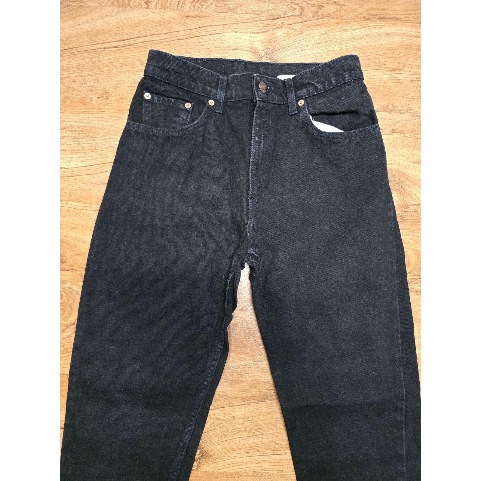 Levi's Vintage Levis 501 Jeans 9 Short Black Relax Fit Tapered Leg Size US 28 / EU 44 - 3 Thumbnail