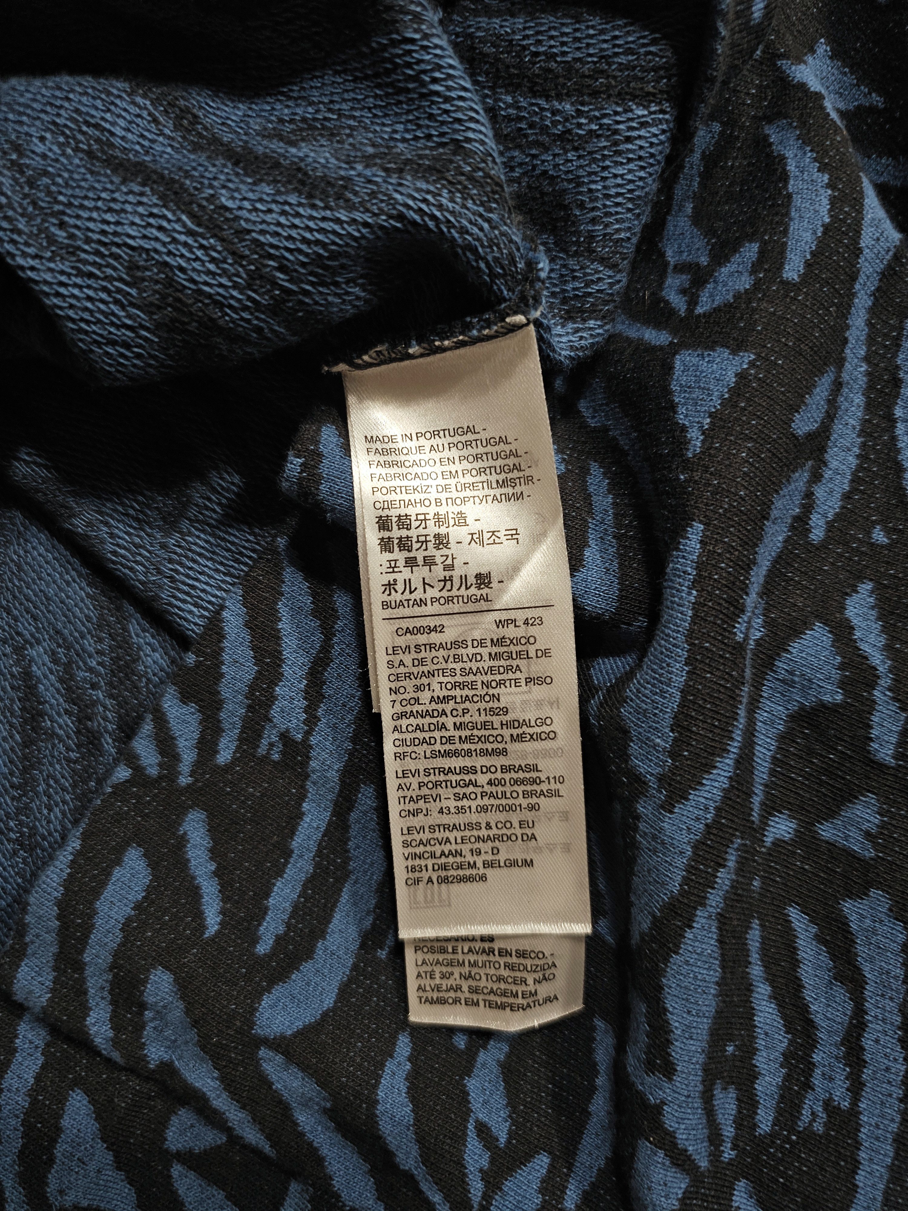 Levi's Vintage Clothing NWT Levi's Vintage Clothing 1960s Jacquard Tee Blue M FW22 Size US M / EU 48-50 / 2 - 8 Thumbnail
