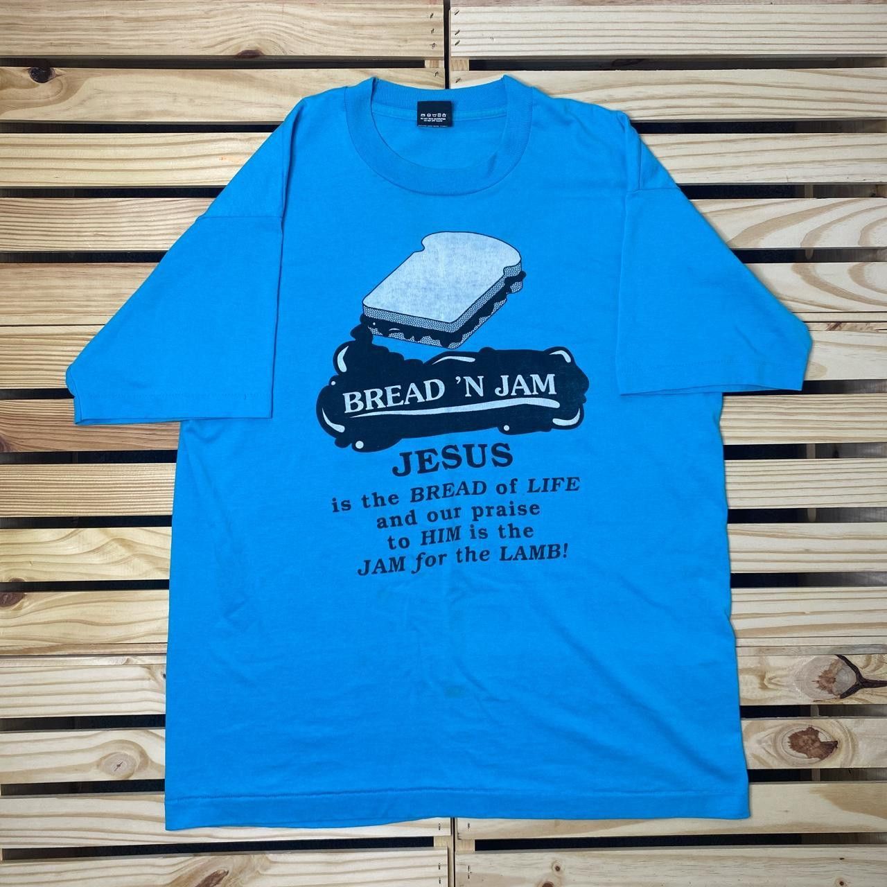 Other Vintage Bread 'N Jam Blue Jesus Tee Size XL Size US XL / EU 56 / 4 - 1 Thumbnail