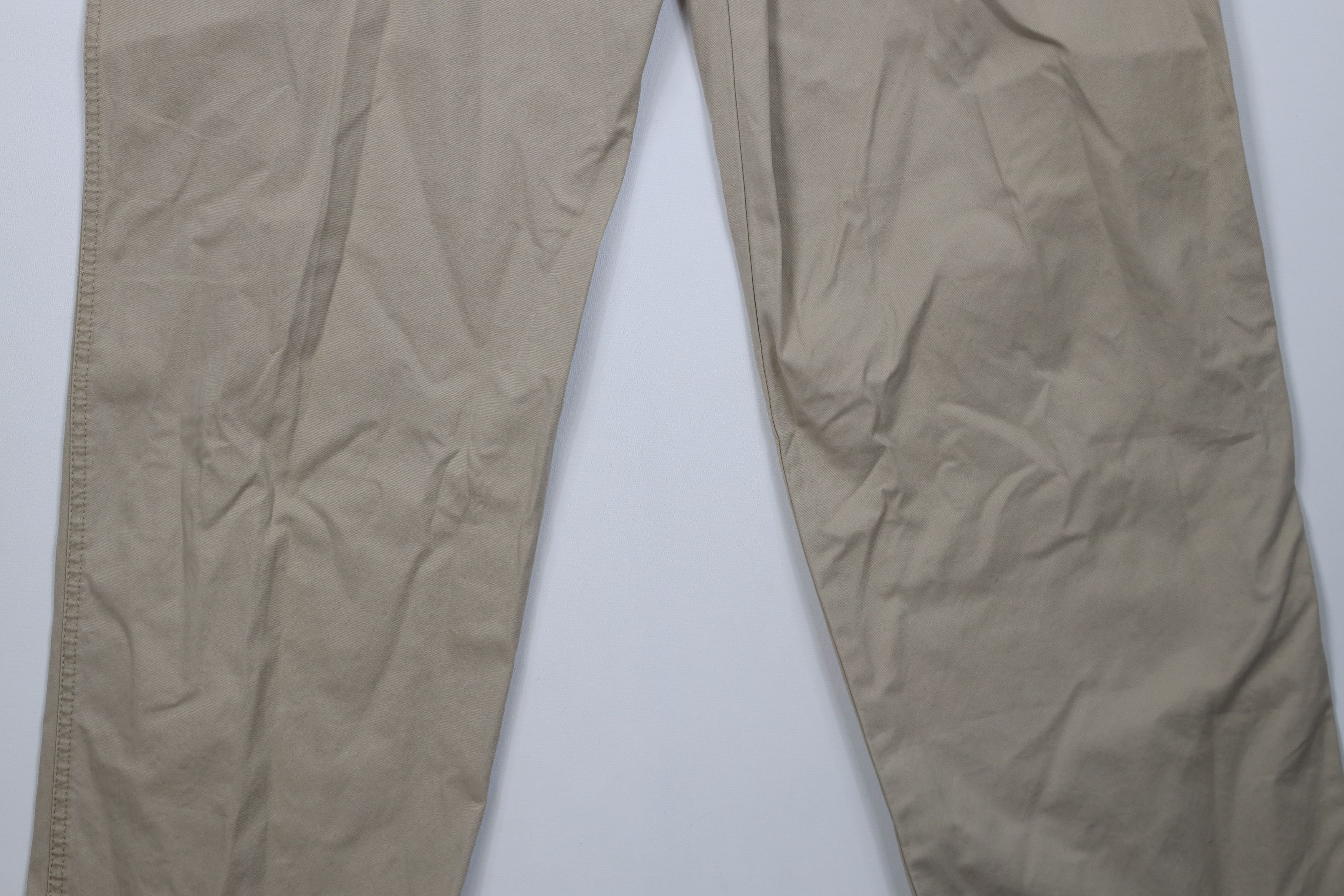 Eddie Bauer Deadstock Vintage Eddie Bauer Pleated Wide Leg Chino Pants Size US 36 / EU 52 - 12 Thumbnail